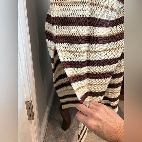 Miou Muse The Goldie Stripped Halter Dress Size L - Picture 6 of 10